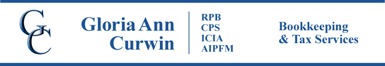 Gloria Ann Curwin - Bookkeeping and Tax Services